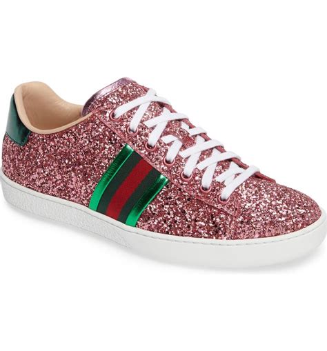 gucci ace glitter sneakers